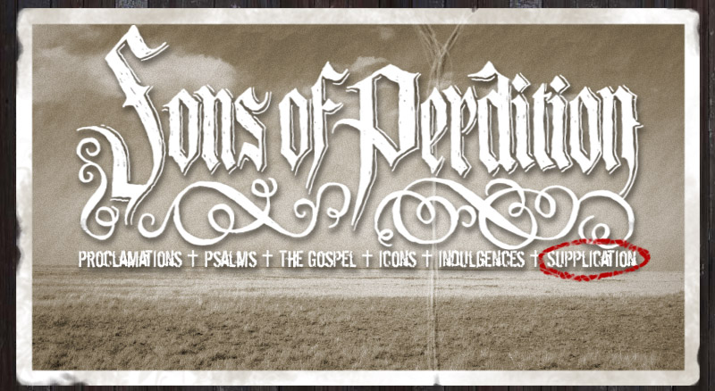 Contact Us + Sons of Perdition +